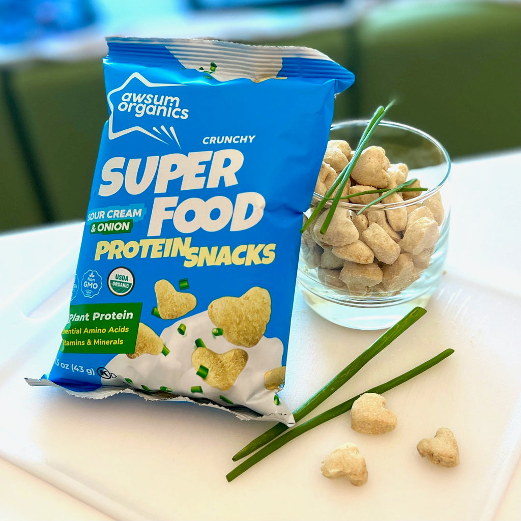 Awsum Organics Protein Puffs Sour Cream & Onion: The Ultimate Healthy Snack  When it comes to snacking, finding the perfect balance between flavor and nutrition can be a challenge. But with Awsum Organics Protein Puffs in Sour Cream & Onion, you no longer