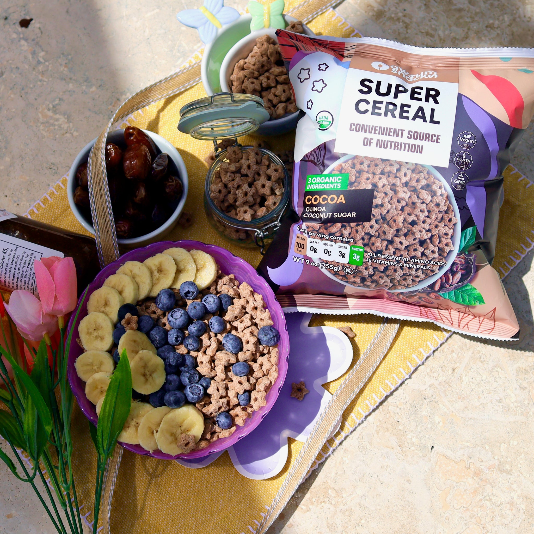 Awsum Supercereal: The 3-Ingredient Quinoa Cocoa Coconut Sugar Cereal Everyone Loves