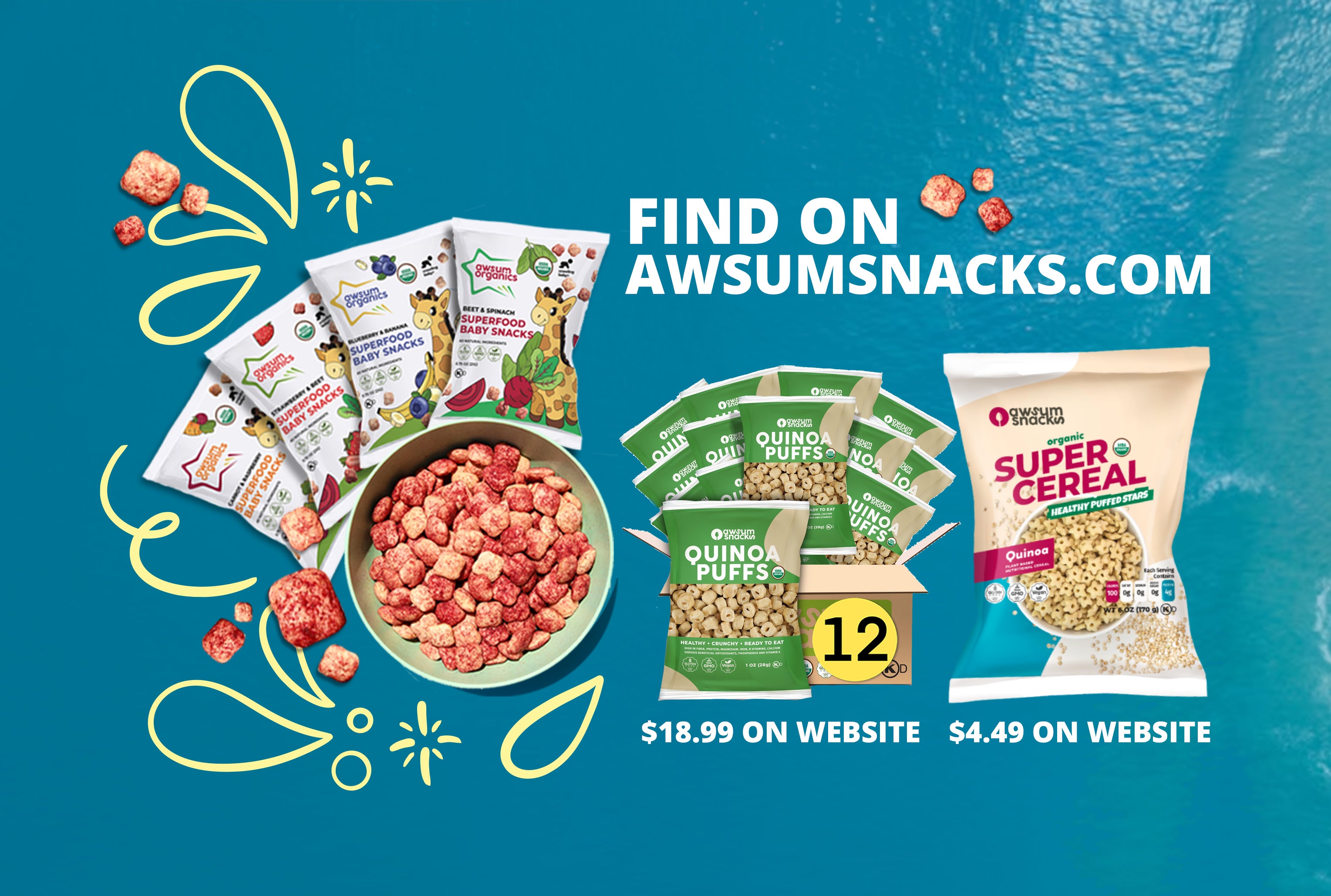 Boost Your Health with Awsum Organics – Delicious Organic Snacks for Every Lifestyle