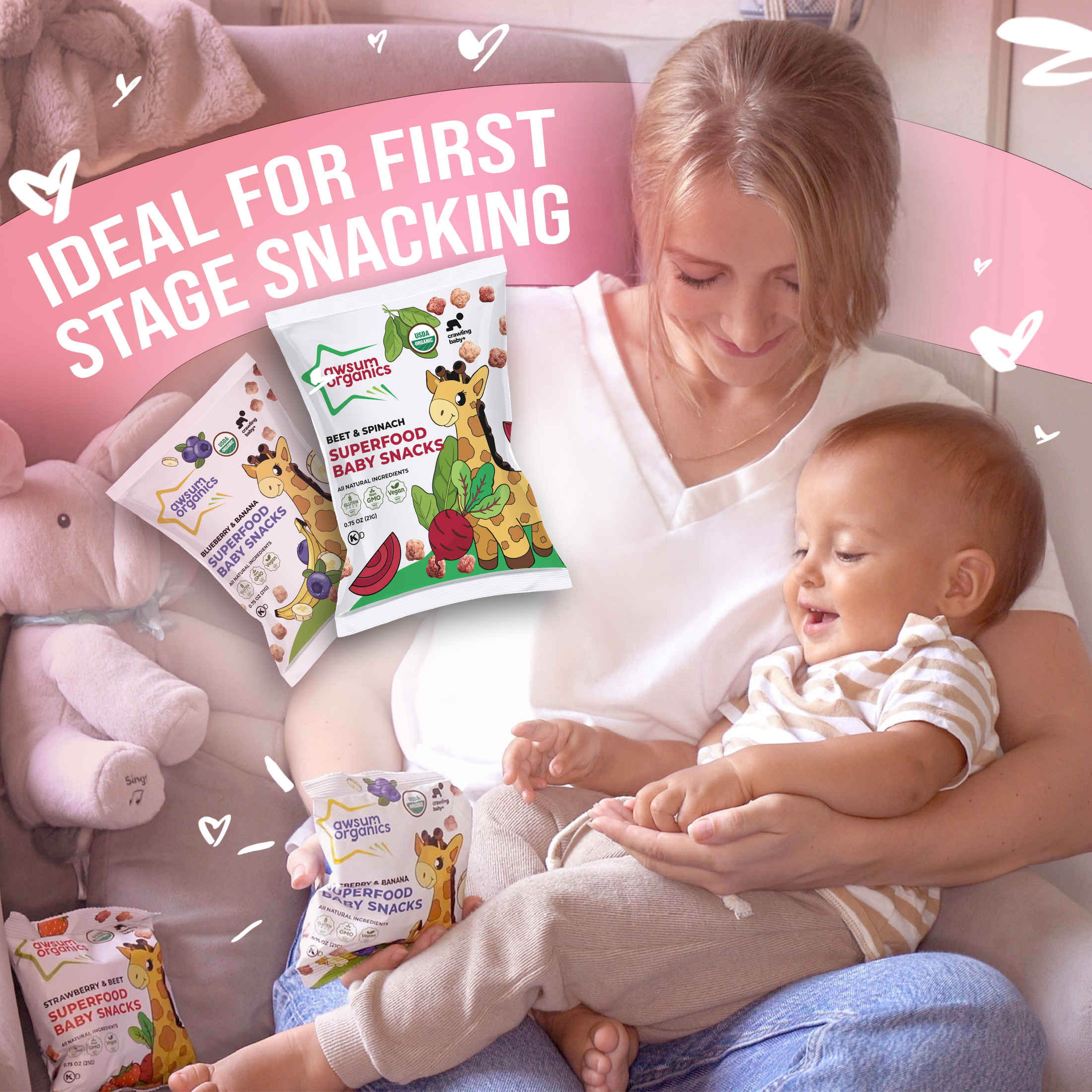 🌟 Introducing Our New Sample Pack of Baby Snacks! 🌟