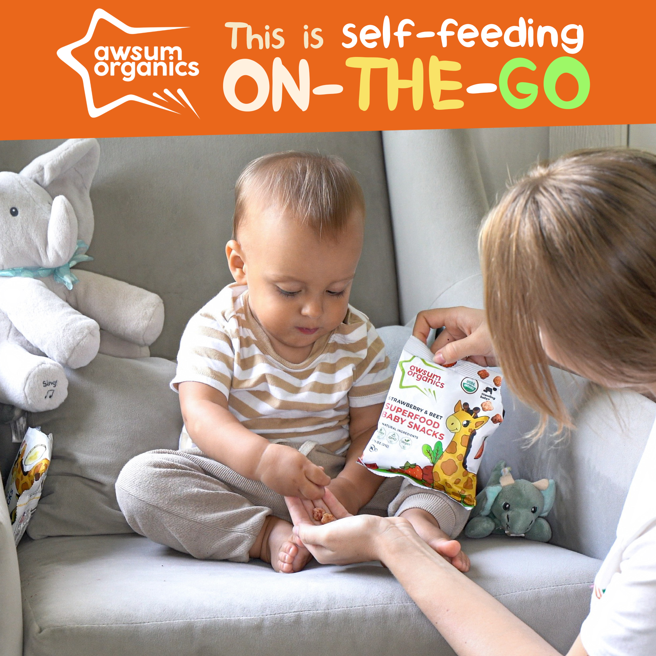 Nourish Your Little Ones with Awsum Organics Baby Snacks – Healthy, Organic, and Delicious!