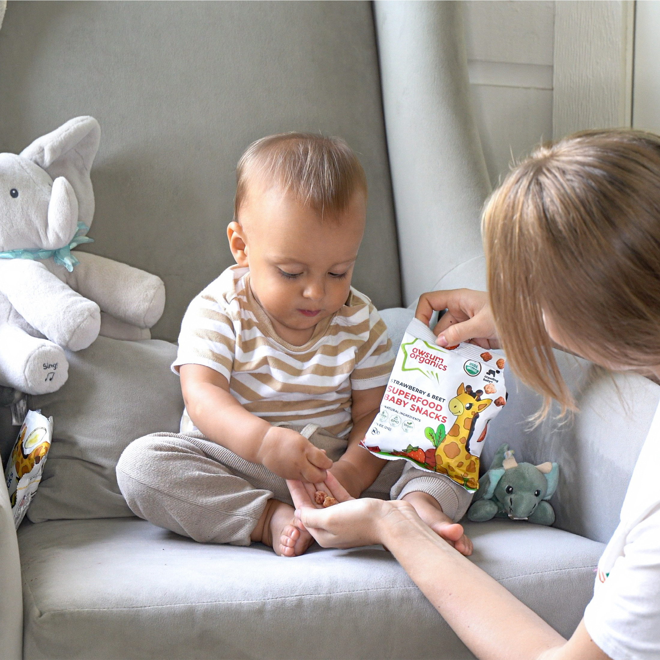 Awsum Organics Baby Snacks: The Perfect Natural Puffs for Toddlers & Kids